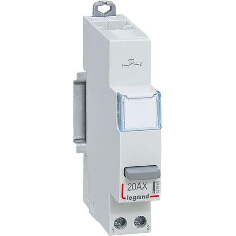Interruptor modular monoestable 1Z 20A 250V AC LP401 412908