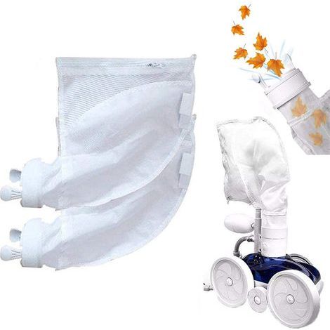 JSSEVN - Pool Cleaner Bags, Zipper Bag for Pool Robot, Replacement Nylon Pouch Adaptable for Polaris 280 & 480 Pool Cleaners (1/4)