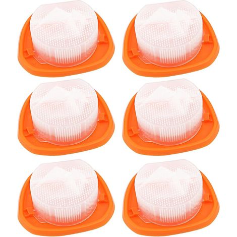 6 filtros para aspiradoras de mano Black & Decker HNVC220BCP07, HNVC215BW52, HNV215B12, HNVC215B10, HNVC115J06, HNVC115B22 y HNVC220BCZ01 (1/5)