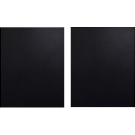 Tapis de cuisson BBQ - 2 pièces - 50 x 40 cm - Antiadhésif - Réutilisable - Tapis de cuisson pour barbecue - Tapis de cuisson pour four - Zwart (1/5)