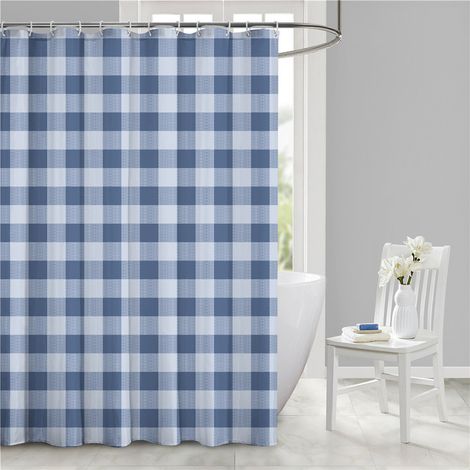 Rideau de douche pour salle de bain/salle d'eau, motif marbre, extra long, haute qualité, résistant aux moisissures, lavable en machine, 180 x 180 cm