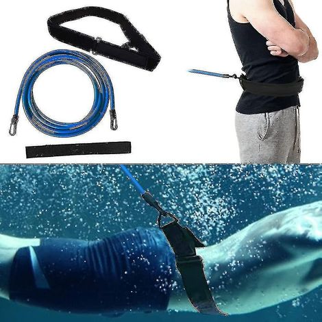 Nouvelle sangle de natation réglable pour piscine avec corde élastique de 4 mètres pour une meilleure résistance à la nage