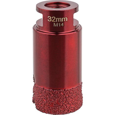 Couronne de perçage à sec pour carrelage Soldia Ø 32 mm, filetage M14