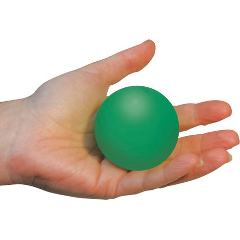 Boule de compression en mousse - balle anti-stress - Vert (1/3)