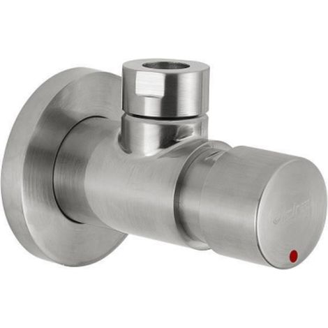 Rubinetto per doccia esterno temporizzato 25 sec in acciaio inox spazzolato - Idral 08420-30 (1/5)