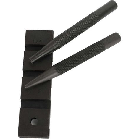 Kit d'outils de réparation de chaîne de tronçonneuse, comprenant des outils de rupture et de rivetage. (1/5)