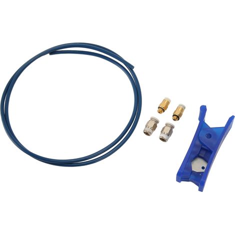 1 m PTFE-Schlauch der XS-Serie, 1,75 mm Filament mit 2 PC4 M6 Pneumatikanschlüssen und 2 PC4 M10 Anschlüssen, Schlauchschneider für Ender 3 V2, 3 Pro 5 und CR 10 (1/5)