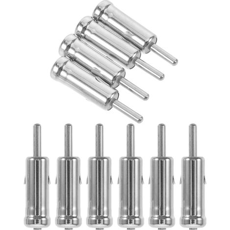 10 Pièces Adaptateur D'antenne Autoradio Argenté en Métal (1/5)