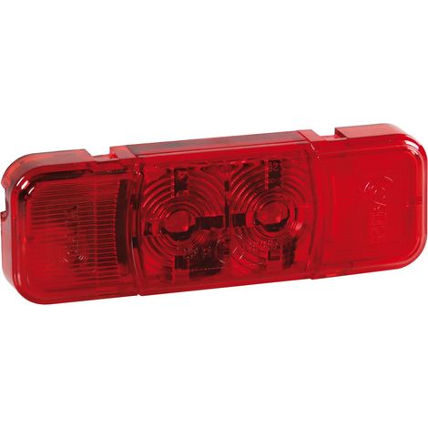 Luce ingombro - 2 Led - 24V - Rosso (1/5)
