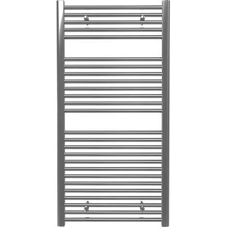 RADOX Sèche-serviette eau chaude mural - SCALA N CHROME - 1200 x 600 mm - 26 tubes - 649 W (1/3)