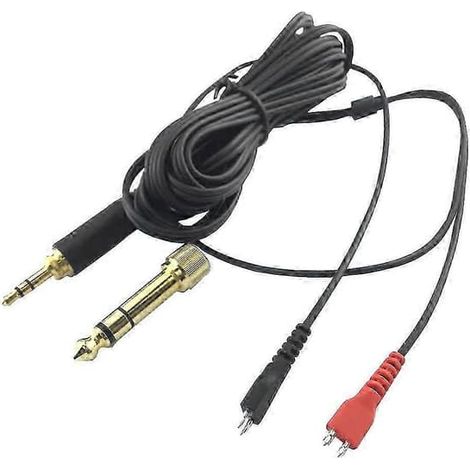 Câble audio de remplacement pour casques Sennheiser HD25, HD560, HD540, HD480, HD430, 414 et HD250. (1/4)