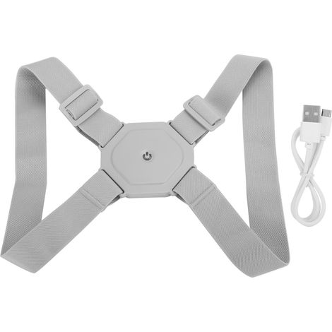 Correcteur de posture intelligent à induction pour enfants, bretelles réglables pour le dos, rappel de maintien dorsal ajustable (1/5)