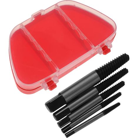 Kit Extracteur de Vis Cassées et Outils Robustes 5pcs en Acier Carbone pour Enlever Vis Endommagées Applications Polyvalentes pour Réparation Automobile (1/5)