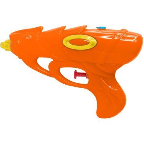 Marbueno pistola de agua plastico presion color naranja 17x11 cm