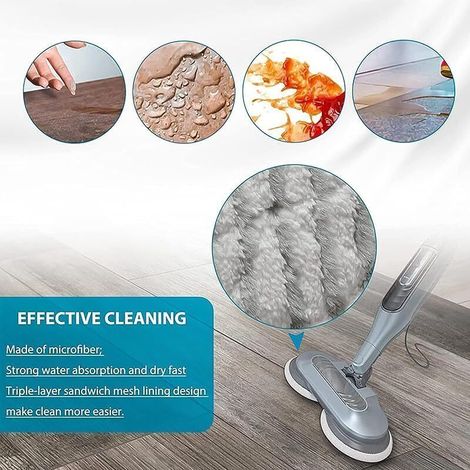 ALLIANDISLingettes de rechange en microfibre pour robot balayeur, serpillère en microfibre (1/3)