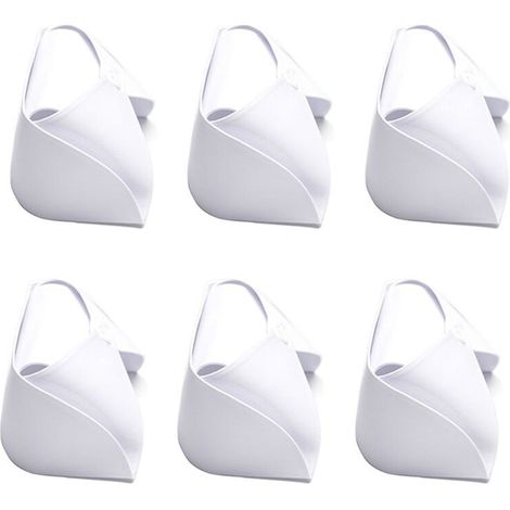 Adatto per 6 fasce per capelli da infermiera e uniformi da infermiera, adatte per cerimonie di laurea in scienze infermieristiche e cerimonie di consegna del berretto (bianco).