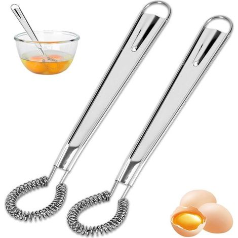 2 Mini-Küchenwischer aus Edelstahl – Spiralwischer – lebensmittelecht (1/5)