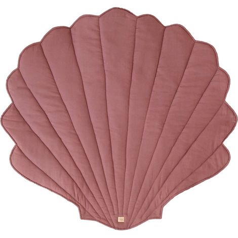 Tapis de sol coquillage molletonné bébé enfant sea stories - Violet (1/5)