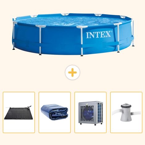 Intex Piscine Tubulaire Ronde - 305x76 cm - 5-pièces S42 (1/5)