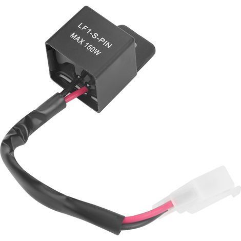 Relais clignotant Plug and Play, relais clignotant LED 12 V 150 W avec câble pour motos et voitures (1/5)