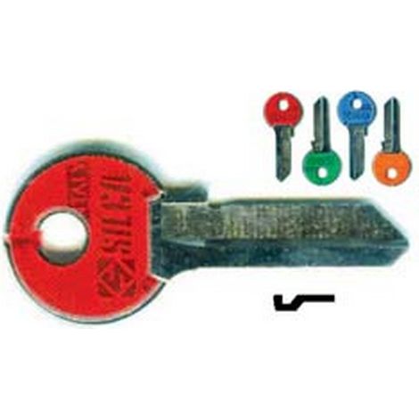 10PZ CHIAVI CILINDRI VIRO 5 SPINE GRANDI VI080SL VI080SL DX slim fluo colori