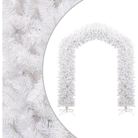 Arche d'arbre de Noël, Arche pour décoration de Noël moderne Blanc 270 cm LKOWF97046 (1/5)