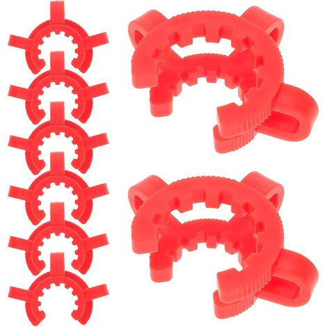 Lot de 8 pinces serrage robustes et fonctionnelles en plastique (1/5)
