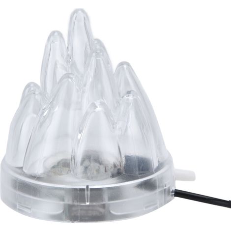 Éclairage LED pour aquarium, oxygénation, couleurs vives, décoration pour aquarium, prise UE 110-240 V, large plage de tension, coquillage blanc, lumière rouge (1/5)