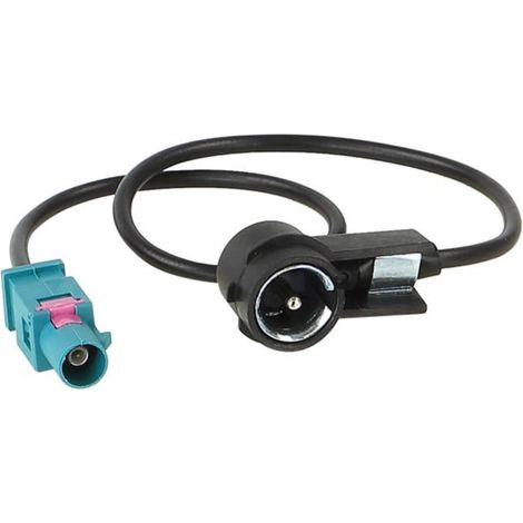 Adaptateur antenne Fakra M vers ISO M compatible avec Audi BMW Citroen Fiat Mercedes Peugeot Seat Skoda ap02