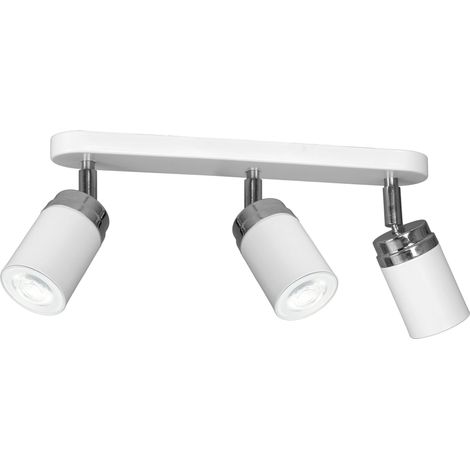 Deckenspot GU10 Weiß Chrom Modern Deckenstrahler Küche
