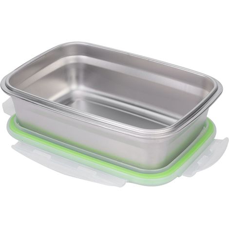 850 ml Tragbare Picknick-Lunchbox aus Edelstahl, luftdicht verschließbar (1/5)