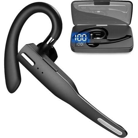 Casque Bluetooth 5.1 Écouteurs sans fil Écouteurs de sport avec étui de chargement (1/5)