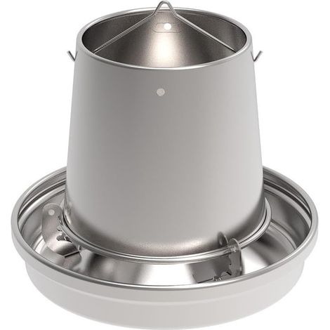 Metalltrichter für Hühner 5 kg ohne Beine, 33x25 cm