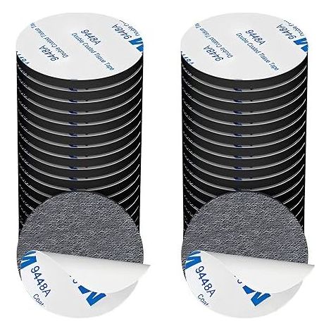 Double Sided Adhesive Tape - Double Sided Tape Wall Mounting Without Drilling - Waterproof Scratch Sticker Home Office Car Decoration Round (1/5)