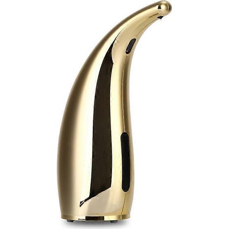 Distributeur automatique de savon liquide sans contact étanche à piles pour la cuisine et la salle de bain - Or (1/2)
