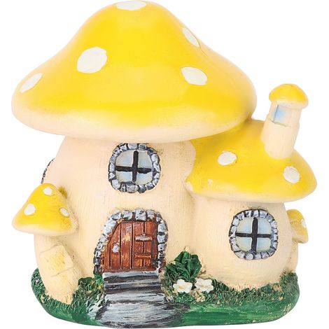 Miniature Champignon Résine Décoration Maison Bonsaï Artisanal Paysage Créatif (1/5)