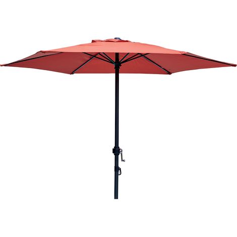 Parasol Centré Terracotta 2 m (1/4)