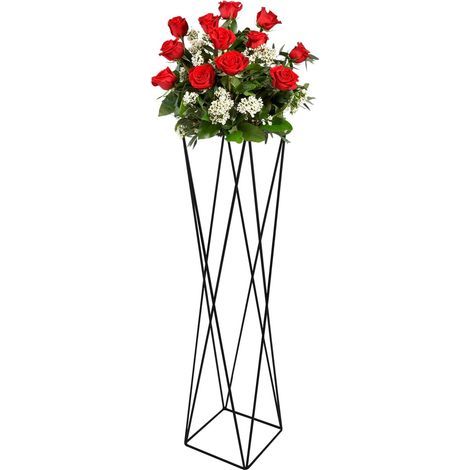Metallener, ballonförmiger Hintergrundständer für Hochzeitszeremonien, Geburtstagsfeiern, Gärten, blumengeschmückte Hochzeitspavillons, im Freien, in Innenräumen, Jubiläen (schwarz) (1/5)