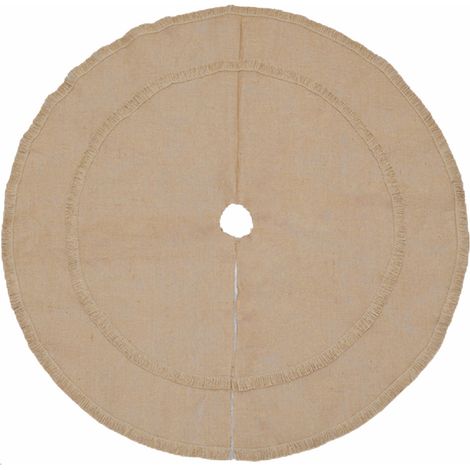 Tree Skirt - Burlap - 24 Inch - 36 Inch - 48 Inch - Christmas Tree Decoration - For Living Room Holiday Decor - 1 Piece (1/5)