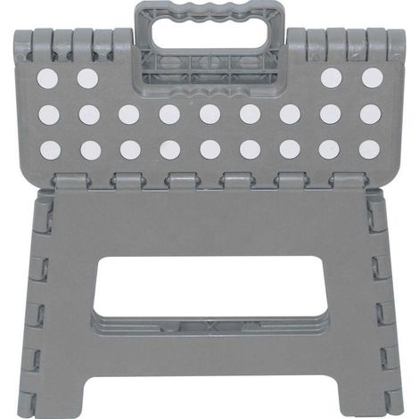 Klapphocker - MARBUENO - Klapphocker - Faltbar - Widerstandsfähiger Kunststoff - 22 x 31 x 25 cm