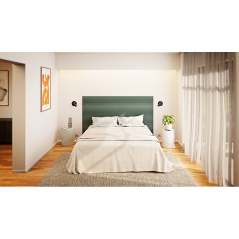 Orac – Panneau décoratif mural 3D W110 Hill – Polyuréthane Purotouch – Dimensions 200x25x1,6cm – Propriétés thermiques et acoustiques
