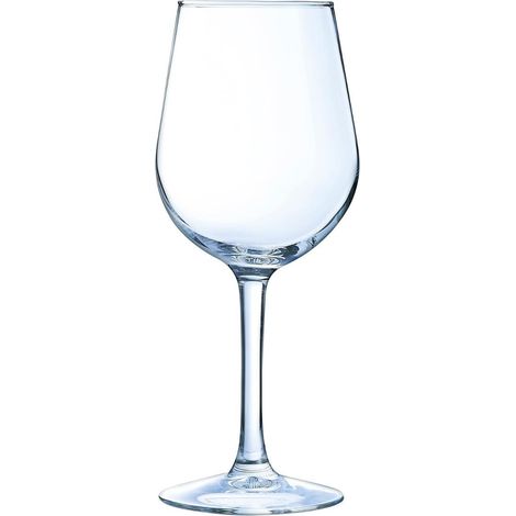 Lot de 6 Verres à vin Rouge 370 ML Verre Transparent (1/2)
