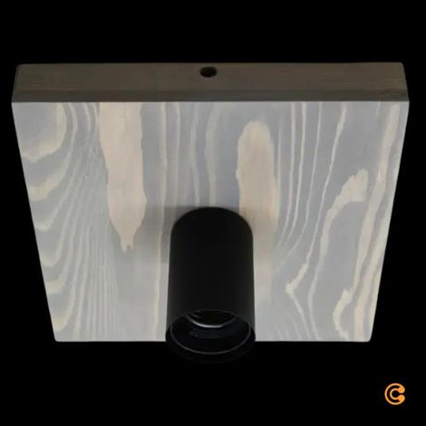 [NEUWERTIG] B-Ware Envostar Deckenlampe Deckenleuchte Lobo Kiefer grau Lampe Leuchte LED E27 (1/2)