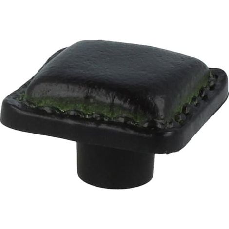 Möbelknopf Schrankknopf Schubladenknopf Kinderzimmer Modell Lederoptik Grün (1/4)