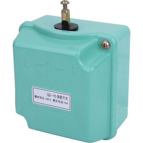 QS-15 380V 15A Vorwärts-/Rückwärts-Drehschalter für Trommelmotor, Rückwärtsschalter (1/5)