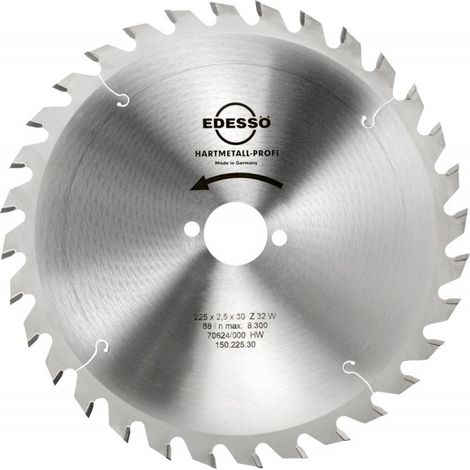 Hoja carburo Profi 225x2,5x30mm diente 32 W (1/3)