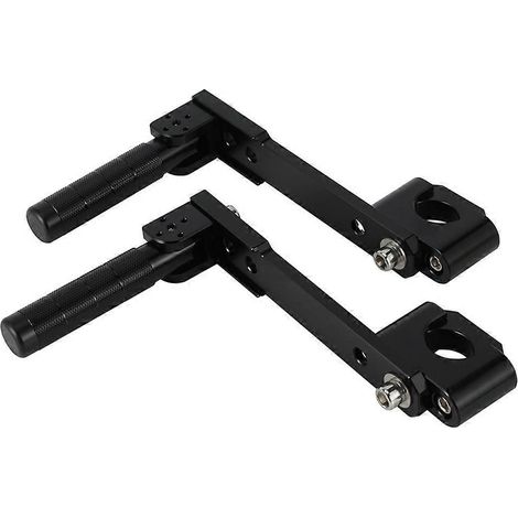 Kit de modificación de estriberas delanteras ajustables para motocicletas, apto para la mayoría de motocicletas. (1/5)