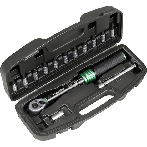 Sealey STW911B Torque Wrench Set 1/4""Sq Drive 5-25Nm 14pc