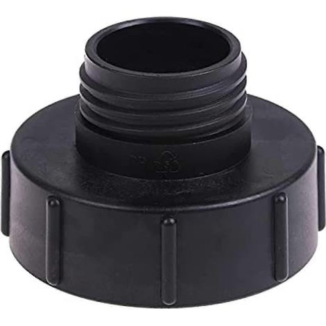 Adaptateur pour réservoir IBC, raccord de robinet de tuyau DN80 3 pouces S100x8 100 mm filetage grossier vers 2 pouces S60x6 60 mm, robinet pour réservoir de stockage d'eau, raccords pour réservoir IB (1/5)