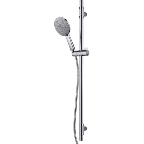 KIT SALISCENDI CROMO MOD.MIXA/3 CON ASTA DA 90 CM. + DOCCETTA MM.140 - DA3027
